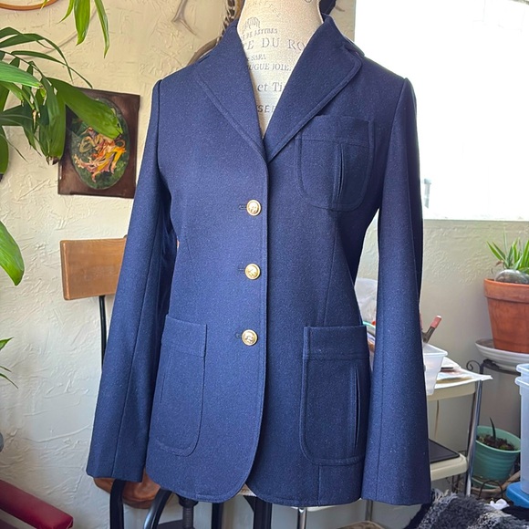 Steffi Pik ~ New York Jackets & Blazers - Vintage Steffi Pik New York Navy Style Blazer ~ Size Small